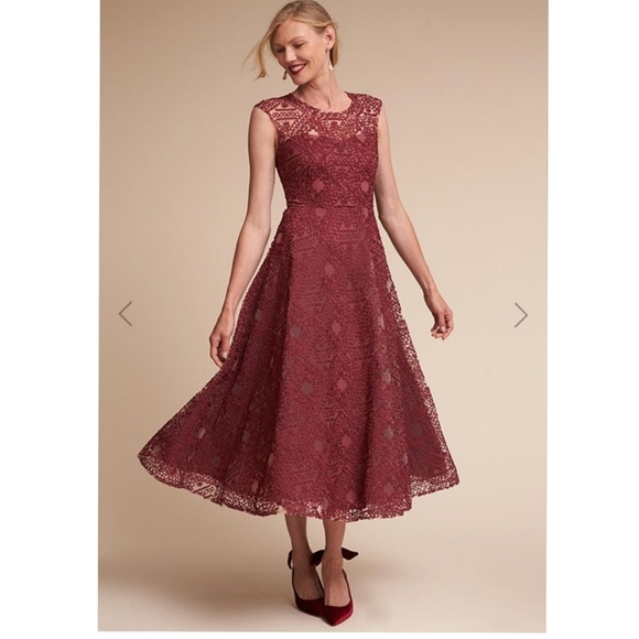Anthropologie ×BHLDN Presley Maxi Dress Size 10
